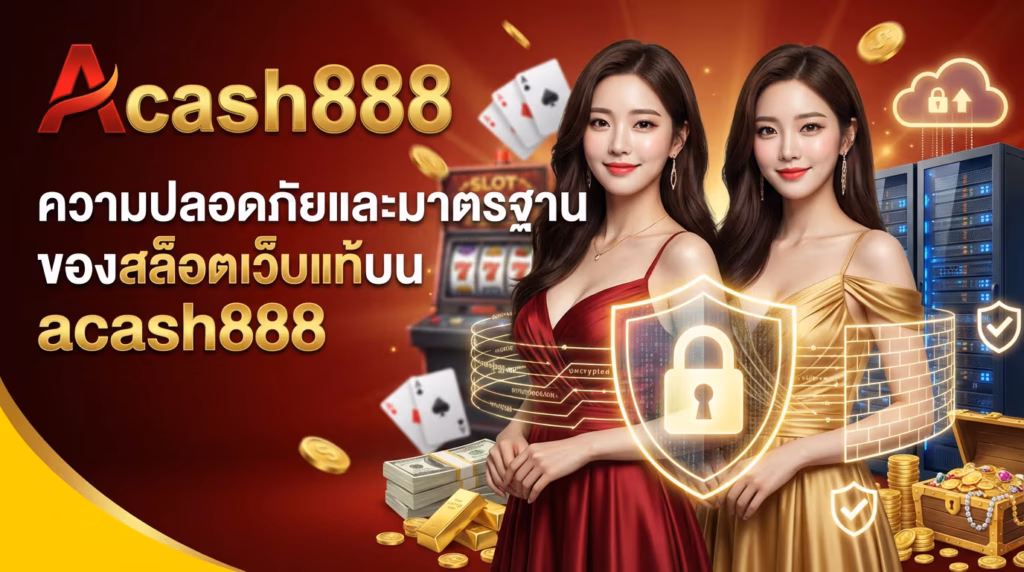 ความปลอดภัยและมาตรฐานของสล็อตเว็บแท้