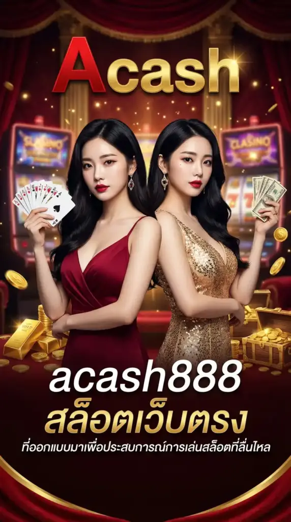 acash888 สล็อตเว็บตรง ที่ออกแบบมาเพื่อประสบการณ์การเล่นสล็อตที่ลื่นไหล